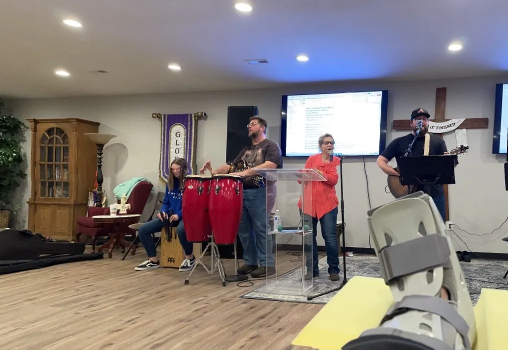 Worship team leading a Special Night of Worship at The Ingathering